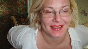 Step Aunt seduce for him birthday