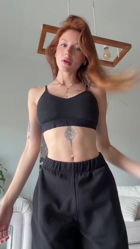 Curvy babe plays with her censored boobs in a beta-safe club