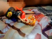 変態オタクがエヴァンゲリオンアスカフィギュアぶっかけ顔射オナニー【二次元アニメ美少女人魚コスプレ】
