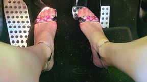 High Heel Sandals On Pedals