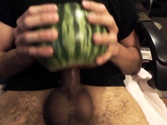 Fucking a Watermelon