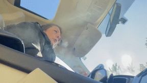 Smoking while driving! November 2022