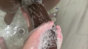Curious 18 Young Lady Relishes Cleaning Brother's Giant Pole &mdash;  Twice Ejaculation in Five Minutes!