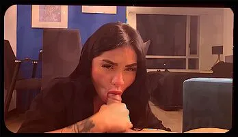 Exhausted Husband Gets Lifted by Alejandra Palacios - Deepthroat Blowjob Mobile friendly