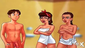 Teen Idol Shows Off Bold Desires Beneath the Scorching Summer Sky