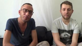 innocent straight fuck barebakc a bottom with glasses