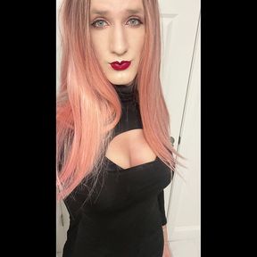 Pink Hair Hot Crossdresser