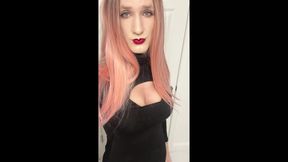Pink Hair Hot Crossdresser