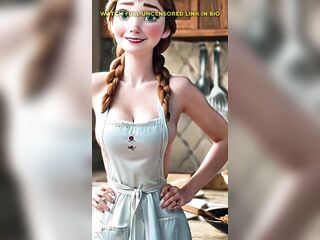 Princess Anna is preparing smth particular in the kitchen. The real question is, who is the favourable person this babe's cooking for? #disney #frozen #anna #disneyedit #shorts #fyp