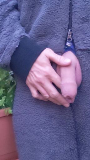 Big Cock Outdoor Edging Cum Flowing Onesie Wank for the Neighbours - Rockard Stepdaddy