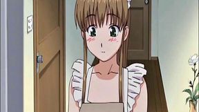 Maid In Apron Humiliated And Walked With A Leash