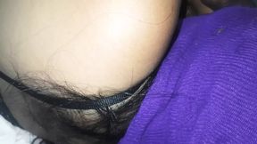 His embrace from behind teased her slick pussy&#x270C;, igniting her desire.