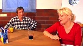 Mature Blonde Fingered Over Bowl Till Squirting Explosion