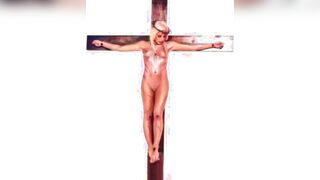 Female Jesus Crucified Naked Danish Audio