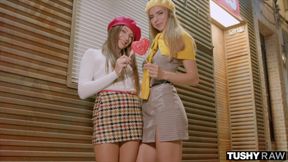 Tushyraw Euro Cuties Get Their Tight Assholes Stretched