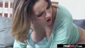 Real Hot Sexy GF (mia scarlett) Perform In Front Of Cam clip-25