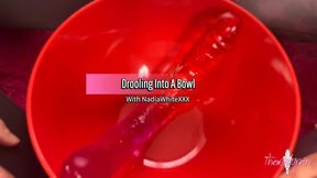 Drooling Into A Bowl with Nadia White