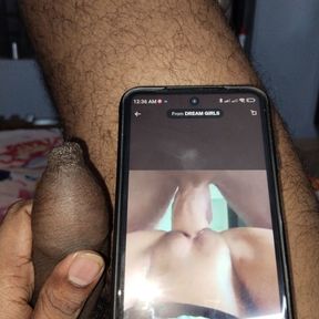 Vinz watching sex and masturbating