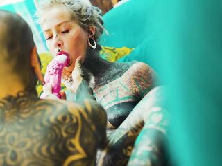 Tattooed Trans and Alternative Cutie Hot Toy Play