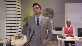 Heteroflexible - Angry Boss Dakota Payne Disciplines Perv Employees Zario Travezz &amp; Jkab Ethan Dale