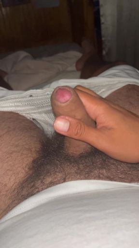 Solo Bedroom Masturbation Big Cumshot