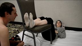 Alice has her ticklish feet worshipped (1080p)
