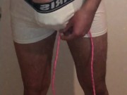 BALL BONDAGE ** TIED UP Ballbusting ** (Phone Died, DAMN)