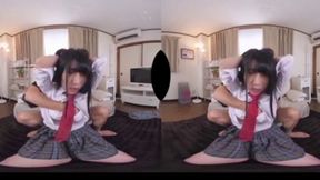 Train Dominant Uniform Girl Hina While Watching Your Slave From Afar
