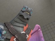 Anthro Dragon Buff Growth
