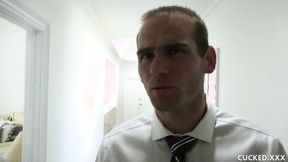 ”Cuckold enjoys watching his sexy wifey Chanel Preston being screwed”