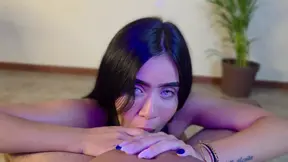 Petite Blue Eyed Girl Sucks Cock Deliciously Well Then She Gets Fucked Hard