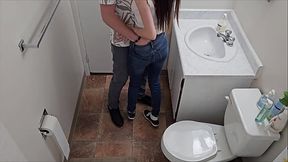 Student fucked in school toilet
