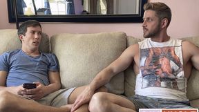 Birthday-themed two anal with bros