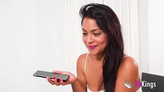 LATINA FUCKS her FAN. Carol Linda hunts her follower to give him an unforgettable night