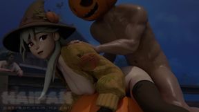 Lexa Enjoying Some Pumpkins Fortnite Animation - Gamer Girl