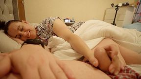 stepbrother and stepsister need to share a bed full video