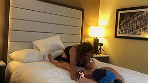 Crossdresser With Huge Ass Giving Blowjob