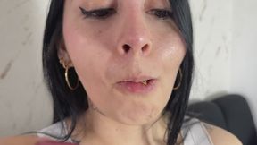 ASMR mukbang and lots of farts and burps