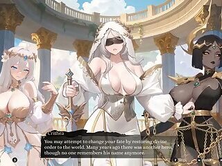 Aura 2 Lust of the Gods Hentai Game Ep.2 husband FACIAL my WIFE while I make her SQUIRT with a