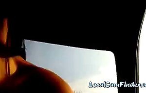 Anal fun in the car