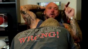 Blowjob while smoking a cigar!