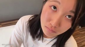 Asian Brunette&#039;s Deepthroat POV Facial on HD