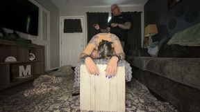 Tied and fucked after training me