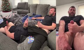 Huge cock solo jerk off cumshot gay masturbation