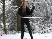 DestinationKat Hoops In The Snow