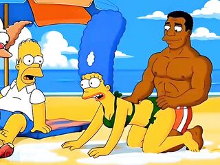 Married Housewife Likes Sucking and Banging Large Ebony Knobs. Toon Parody. The Simpsons parody. Most good Compilation Floozy Wife