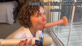 Drooling Throat Training Beautiful Agony