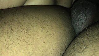 Interracial seduction: straight black brother-in-law gets mind-blowing blowjob from latino bear in miami