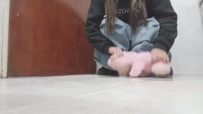 Lola pees in it after work