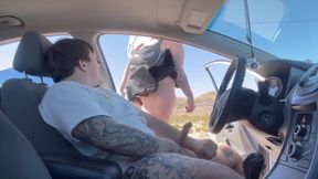 BBW Hotwife Josie Jaxxon Fucks a Stranger in His Car